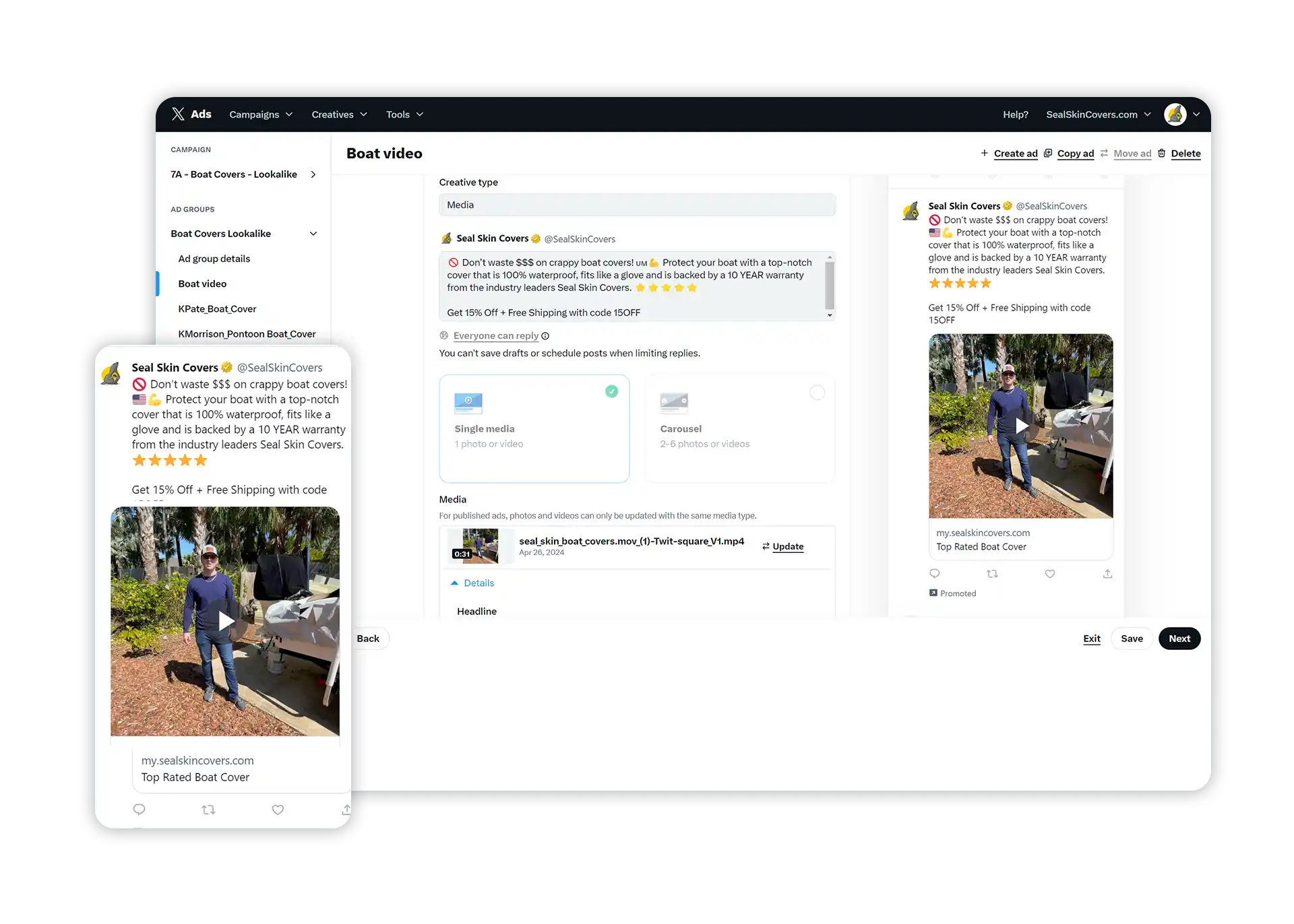 Ecommerce Video Agency Ecommerce Videos for Twitter Ads